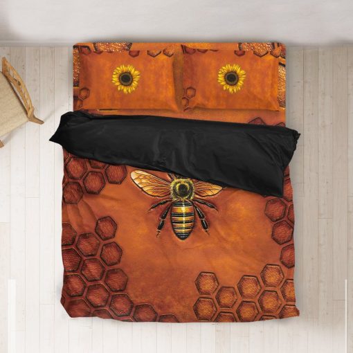 Gearhuman 3D Custom Bedding Set Love Bee GB10113 Bedding Set