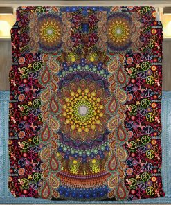 Gearhuman 3D Custom Bedding Set Sunflower Hippie GB04115 Bedding Set Twin 3PCS 