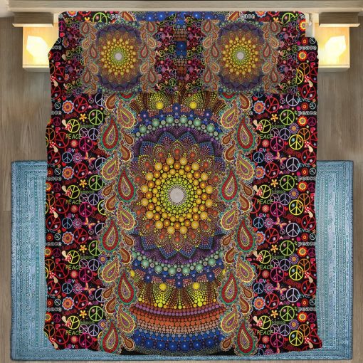 Gearhuman 3D Custom Bedding Set Sunflower Hippie GB04115 Bedding Set Twin 3PCS