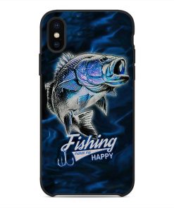 Gearhuman 3D Custom Glass Phone Case Cover Fishing GB051113 Glass Phone Case Iphone X 