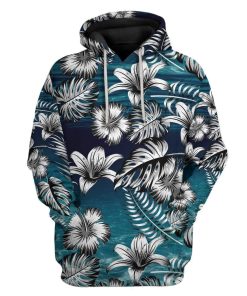 Gearhuman 3D Custom Hawaiian Aloha Hoodie Appare GD29045 3D Custom Fleece Hoodies Hoodie S 