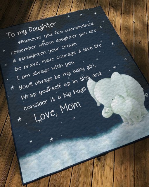 Gearhuman 3D Custom Name Quilt Elephant GB06115 Quilt