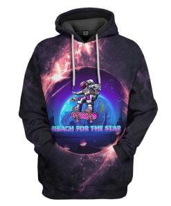 Gearhuman 3D Custom National Astronaut Hoodie Apparel GL28042 3D Custom Fleece Hoodies Hoodie S