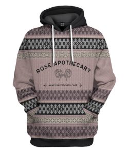 Gearhuman 3D Custom Rose Apothecary Christmas Ugly Sweatshirt Apparel GB131110 3D Apparel Hoodie S
