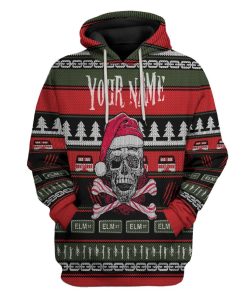 Gearhuman 3D Custom Skul Ugly Christmas Tshirt Hoodie Apparel GB05113 3D Apparel Hoodie S 