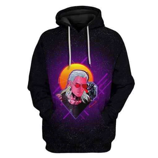 Gearhuman 3D Cyberwitcher Custom Fleece Hoodie Apparel GA18031 3D Custom Fleece Hoodies Hoodie S