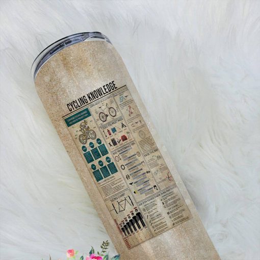 Gearhuman 3D Cycling Knowledge Custom Tumbler GB06016 Tumbler