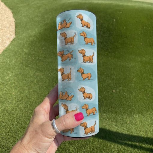 Gearhuman 3D Dachshund Custom Tumbler GB01127 Tumbler