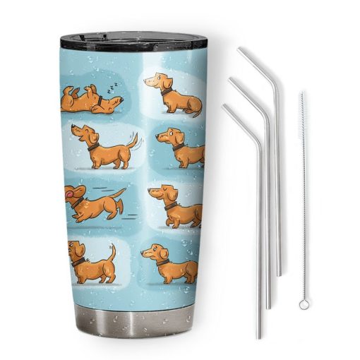 Gearhuman 3D Dachshund Custom Tumbler GB01127 Tumbler