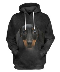 Gearhuman 3D Dachshund Front And Back Tshirt Hoodie Apparel GV09032 3D Apparel Hoodie S