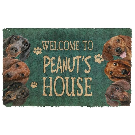 Gearhuman 3D Dachshund Welcome You Doormat GK290129 Doormat Doormat S(15,8''x23,6'')