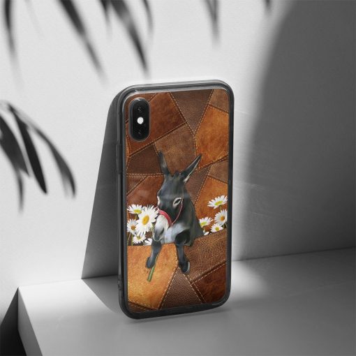 Gearhumans 3D Daisy Donkey Leather Phonecase 8 Gearhuman 3D Daisy Donkey Leather Phonecase GB030313 Glass Phone Case