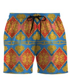 Gearhuman 3D David Bowie Custom Beach Shorts Swim Trunks GL210822 Men Shorts Men Shorts S 