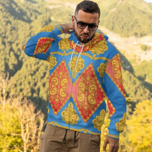 Gearhuman 3D David Bowie Custom Hoodie Apparel GL11084 3D Custom Fleece Hoodies