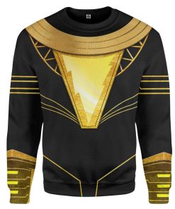 Gearhuman 3D DC Black Adam Costume Custom Sweatshirt Apparel GW24083 Sweatshirt Sweatshirt S 