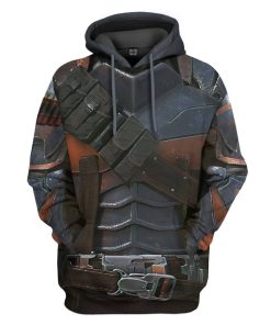 Gearhuman 3D DC Deathstroke Suit Custom Hoodie Apparel GW24094 3D Apparel Hoodie S 