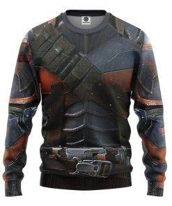 Gearhuman 3D DC Deathstroke Suit Custom Sweatshirt Apparel GW24094 Sweatshirt Sweatshirt S 