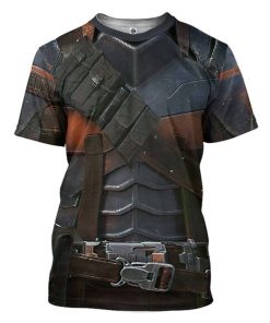 Gearhuman 3D DC Deathstroke Suit Custom Tshirt Apparel GW24094 3D T-shirt T-Shirt S 
