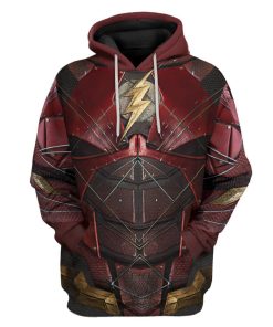 Gearhuman 3D DC The Flash Suit Custom Hoodie Apparel GW24095 3D Apparel Hoodie S 