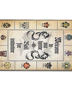 Gearhuman 3D D&D Roll For Initiative Custom Carpet GW23025 Square Carpet Carpet S