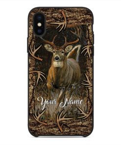 Gearhuman 3D Deer Hunting Custom Name Phonecase GB23115 Glass Phone Case Iphone X 
