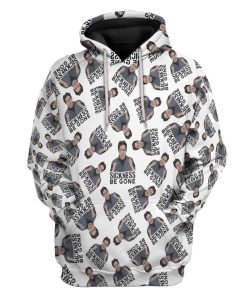 Gearhuman 3D Dennis Sickness Be Gone Custom Hoodie Apparel GL17088 3D Custom Fleece Hoodies Hoodie S 