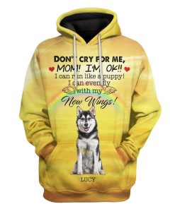 Gearhuman 3D Do Not Cry For Me Husky Tshirt Hoodie Apparel GB230212 3D Apparel Hoodie S