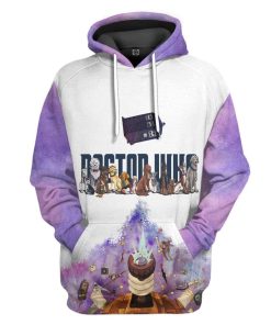 Gearhuman 3D Dogtor Who Custom Hoodie Apparel GL11088 3D Custom Fleece Hoodies Hoodie S 