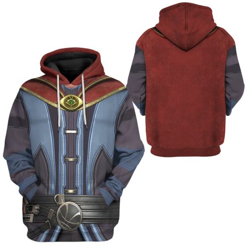 Gearhuman 3D Dr Strange Custom Hoodie Apparel GN21089 3D Custom Fleece Hoodies