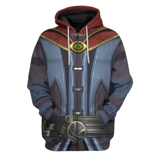 Gearhuman 3D Dr Strange Custom Hoodie Apparel GN21089 3D Custom Fleece Hoodies Zip Hoodie S