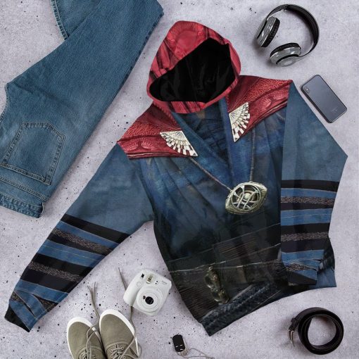 Gearhumans 3D Dr Strange Custom Hoodie Apparel 6 Gearhuman 3D Dr Strange Custom Hoodie Apparel GW11094 3D Custom Fleece Hoodies