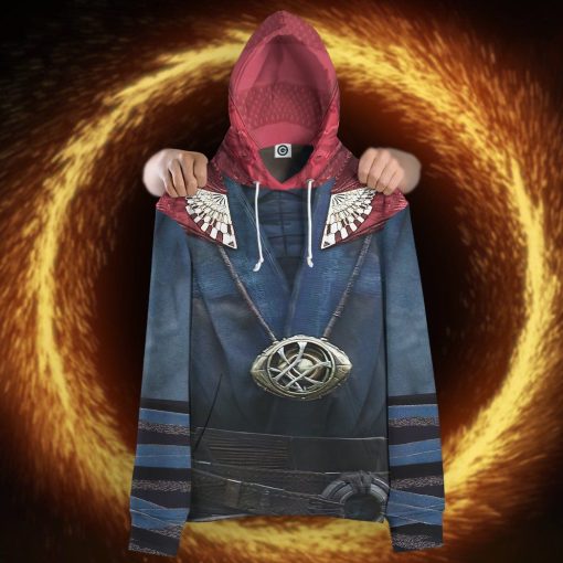 Gearhumans 3D Dr Strange Custom Hoodie Apparel 4 Gearhuman 3D Dr Strange Custom Hoodie Apparel GW11094 3D Custom Fleece Hoodies