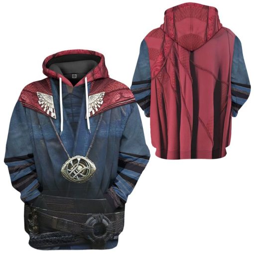 Gearhumans 3D Dr Strange Custom Hoodie Apparel 3 Gearhuman 3D Dr Strange Custom Hoodie Apparel GW11094 3D Custom Fleece Hoodies