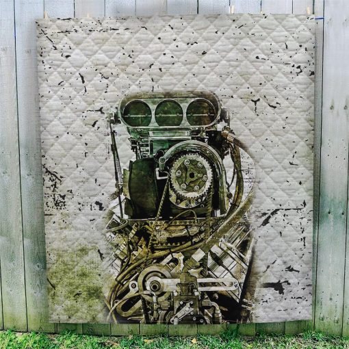 Gearhuman 3D Drag Racing Custom Quilt GV04112 Quilt