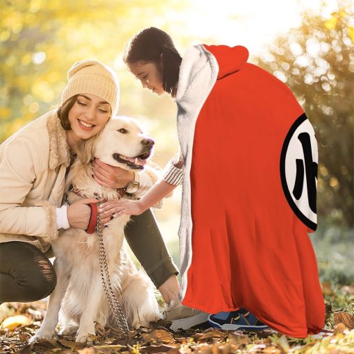 Gearhuman 3D Dragonball Custom Hooded Blanket CW08126 Hooded Blanket