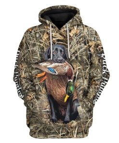 Gearhuman 3D Duck Hunting Custom Tshirt Hoodie Apparel GB18112 3D Apparel Hoodie S 