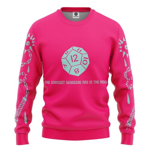 Gearhuman 3D Dungeon Master Custom Tshirt Hoodie Apparel CR17122 3D Apparel Long Sleeve S