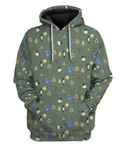 Gearhuman 3D Earth Day Custom Fleece Hoodie Apparel GW08043 3D Custom Fleece Hoodies Hoodie S 