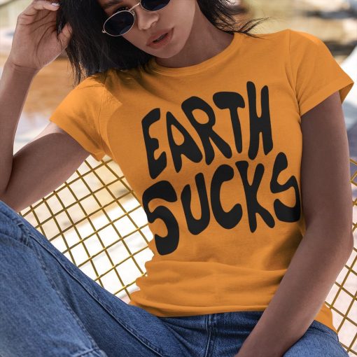 Gearhuman 3D Earth Sucks Custom Tshirt Apparel GN15092 3D T-shirt