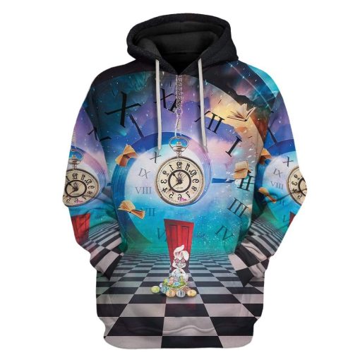 Gearhumans 3D Easter In Wonderland Custom Hoodie Apparel 1 Gearhuman 3D Easter In Wonderland Custom Hoodie Apparel GA26026 3D Custom Fleece Hoodies Hoodie S