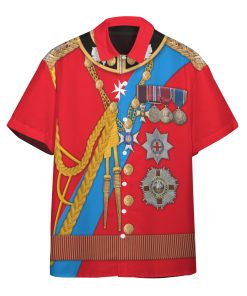 Gearhuman 3D Edward Duke of Kent Custom Short Sleeve Shirt GW171161 Short Sleeve Shirt Short Sleeve Shirt S 