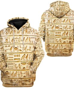 Gearhuman 3D Egypt Pattern Custom Tshirt Hoodie Apparel GK06012 3D Apparel 