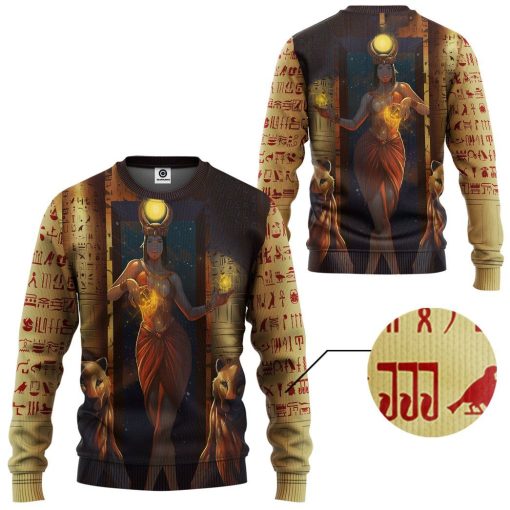 GearHuman 3D Egyptian Goddess Madona Custom Shirt GR06015 3D Apparel