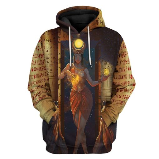 GearHuman 3D Egyptian Goddess Madona Custom Shirt GR06015 3D Apparel Hoodie S