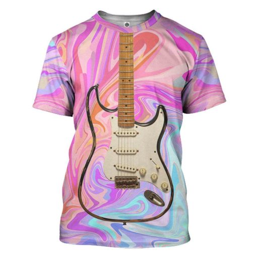 GearHuman 3D Electric guitar Custom Hoodies GR12012 3D Apparel T-Shirt S