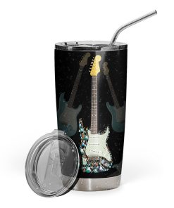 Gearhuman 3D Electric Guitar Custom Name Design Insulated Vacuum Tumbler GV051111 Tumbler Short 20oz 