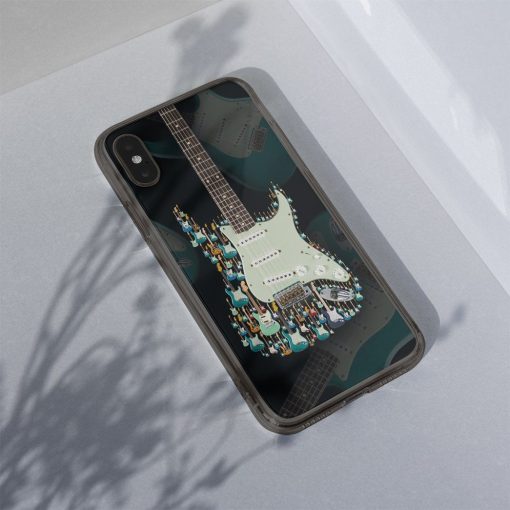 Gearhuman 3D Electric Guitar Custom Phone Case GV05117 Glass Phone Case
