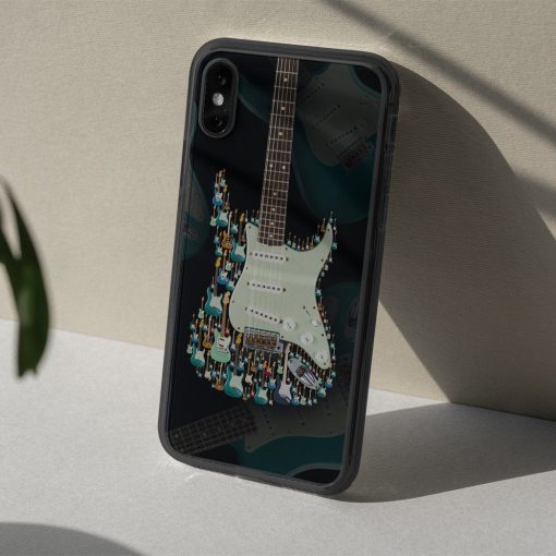 Gearhuman 3D Electric Guitar Custom Phone Case GV05117 Glass Phone Case