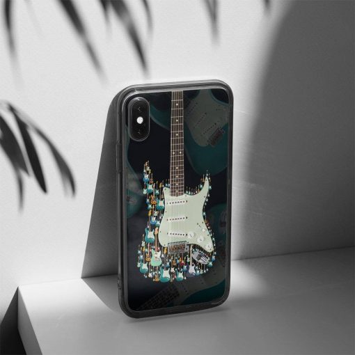 Gearhuman 3D Electric Guitar Custom Phone Case GV05117 Glass Phone Case