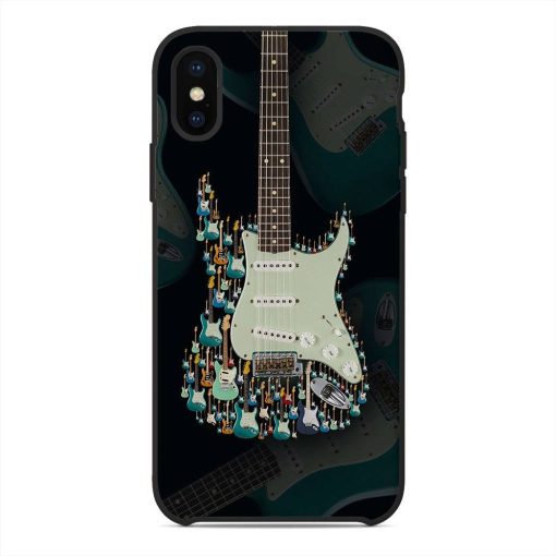 Gearhuman 3D Electric Guitar Custom Phone Case GV05117 Glass Phone Case Iphone X
